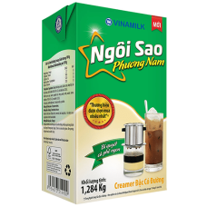Sữa đặc Ngôi Sao Phương Nam xanh lá - Hộp giấy 380g